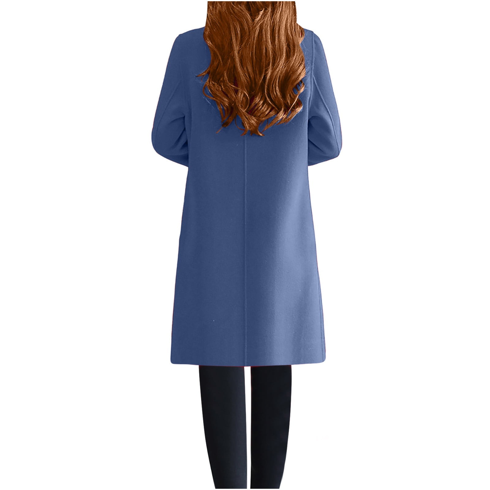 RYRJJ Women's Elegant Winter Wool Dress Coat Classic Notch Collar