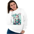 thumbnail image 5 of Christmas Santa Claus Stay Jolly Sweatshirt for Men or Women Brisco Brands S, 5 of 6