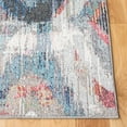thumbnail image 3 of SAFAVIEH Phoenix Antilla Geometric Area Rug, Ivory/Blue, 6'7" x 6'7" Square, 3 of 7