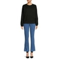 thumbnail image 4 of RealSize Women's 4 Pocket Stretch Pull On Bootcut Jeans, Sizes S-XXL, Available in Petite, 4 of 7