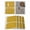 Yellow, variant on Yellow Placemats Set of 12 Modern Painting Farmhouse Striped Abstract Art Place Mats Indoor Wipeable Table Mats Washable Cloth Dining Table Placemats for Kitchen Holiday Party Home Decor 13x19 Inch