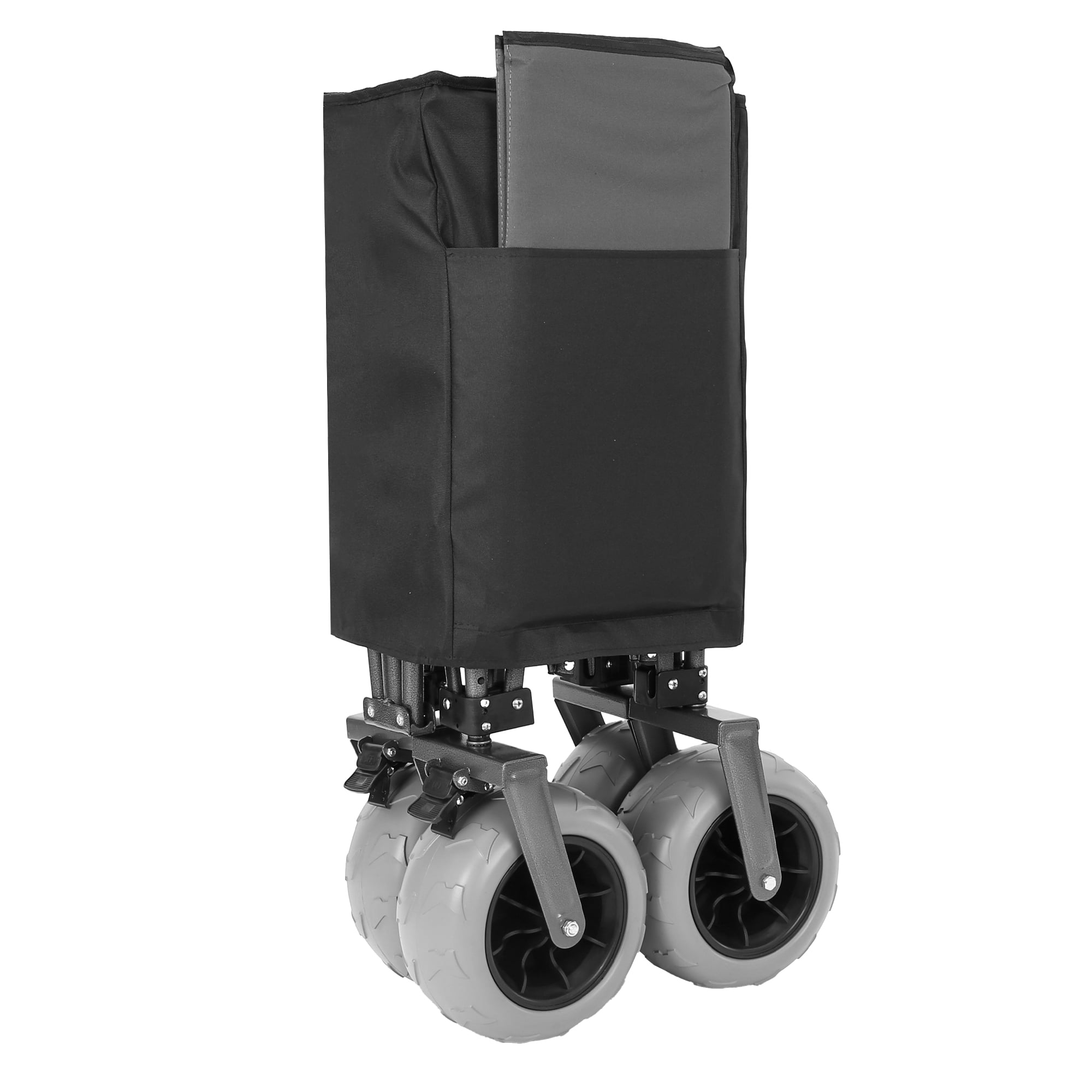 Foldable Beach Wagon with 9x4 All-Terrain Wheels 500 lbs Capacity 400L Storage Camping Cart