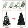thumbnail image 3 of Renwick 7.5' Hinged Spruce Artificial Christmas Tree with Foldable Stand, Black, 3 of 10