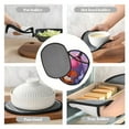 thumbnail image 7 of Saiise inside out 2 Print Silicone Pot Holders Heat Resistant Oven Hot Pads with Pockets Non Slip Grip Large Potholders for Kitchen Baking Cooking 9.4 x 7.5 Inches-1 PC, 7 of 7