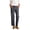 AA-Dark Gray, variant on Womens Linen Pants for Summer Casual Button Down Wide Leg Dress Pants Solid Color Palazzo Work Trousers with Pockets Red S