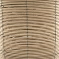 thumbnail image 5 of Evelyn&Zoe Jolina 20.5" Tall Petite/Rattan Table Lamp with Fabric Shade, Natural Rattan/White, 5 of 8