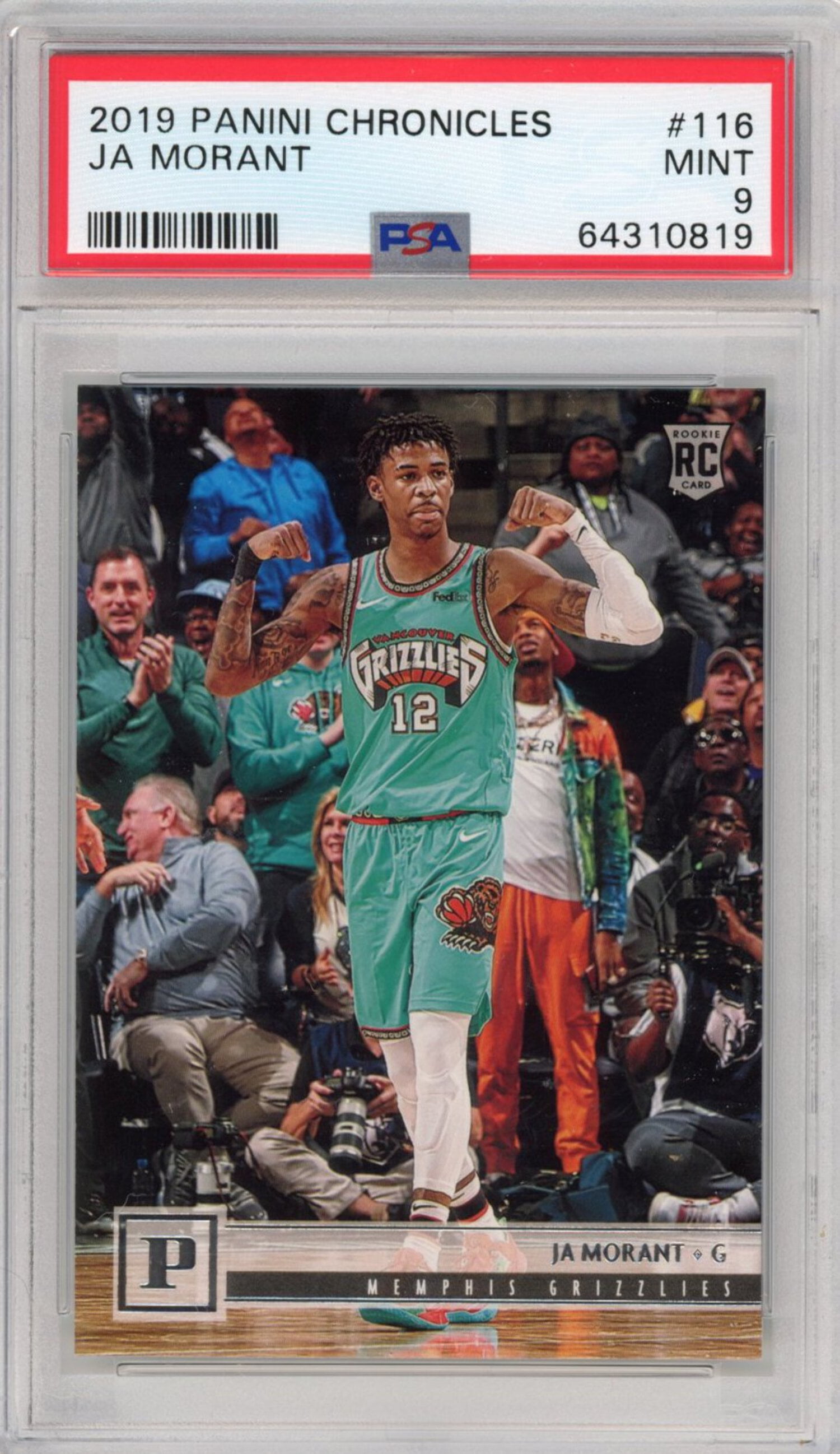 Graded 2019-20 Panini Chronicles Ja Morant #116 Young Dolph