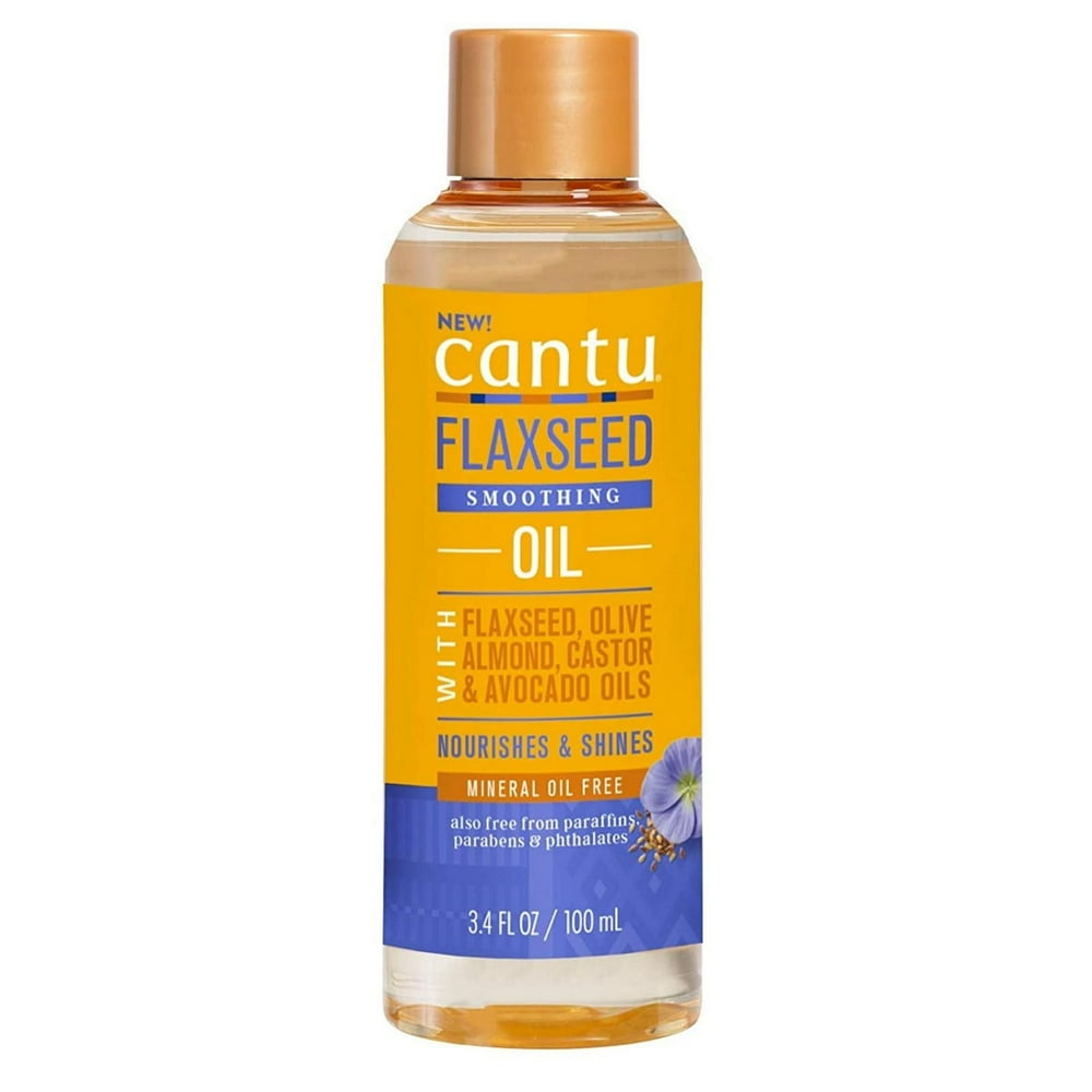 Cantu Flaxseed Smoothing Oil With Flaxseed, Olive, Almond, Castor
