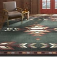 thumbnail image 6 of Home Dynamix Premium Sagrada Southwestern Geometric Area Rug Green/Red, 5'2"x7'4", 6 of 9