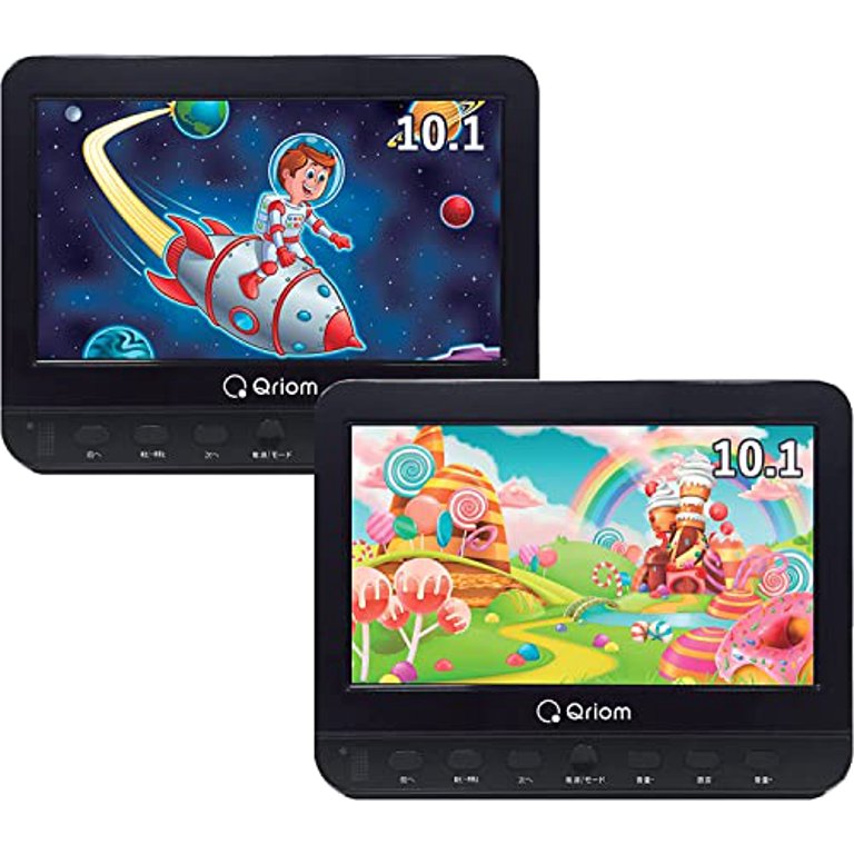 Yamazen Portable DVD Player Headrest Monitor Headrest Twin DVD