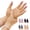 Brown, variant on 2 Pairs Anti-Slip Silicone Dot Fingerless Gloves Soft Stretchy Breathable Half-Finger Wrist Hand Covers for Typing Craft Gaming Driving Reading for Men Women