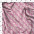 thumbnail image 3 of Soimoi Poly Canvas Pink Fabric By the Yard - 56 Inch Wide -Geometric Material - Artistic and Modern Patterns for Various Uses Printed Fabric, 3 of 6
