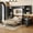 Gray, variant on Harper & Bright Designs Queen Size Murphy Bed with Hydraulic Storage, Sofa, Wooden Queen Cabinet Bed Wall Bed with Shelves & Drawer, Folding Wall Chest Bed with LED/USB Lighting, Gray