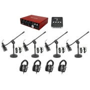 4-Person Podcast Bundle w/Scarlett Interface+Beyerdynamic DT-150-250 Headphones