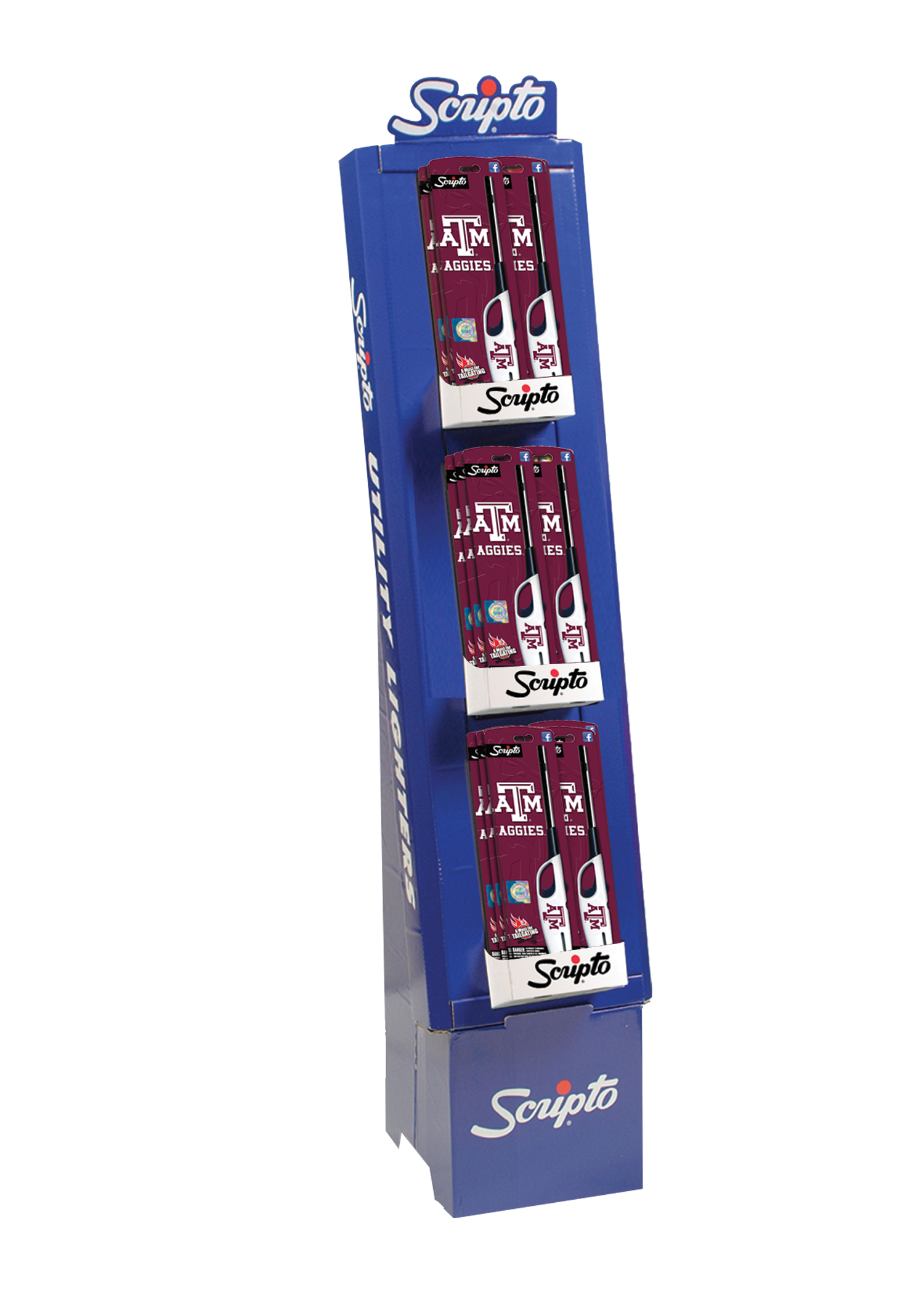 Scripto Texas A&m Ncaa Util Lghtr