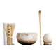 thumbnail image 5 of Matcha set Matcha Bowl para amantes del té Regalo de matcha resistente, batidor de matcha, de té de soporte para batir set de té japonés 4 piezas blancas, 5 of 9
