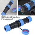 thumbnail image 3 of Sp17 Panel Mount Ip68 Waterproof Plug And Circular Connector 2/3/4/5/7/9Pin, 3 of 4