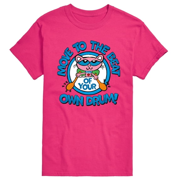 Pete The Cat - Your Own Drum - Men's Short Sleeve Graphic T-Shirt