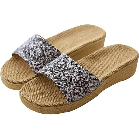 

CoCopeanut Women s Sandals Summer Sandals Speckled Wedge Sandals Open Toe Home Sandals Bathroom Sandals Beach Slippers