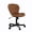 Brown, variant on MOONMISS Mid Back PU Leather Desk Chair with Wheels,Armless Adjustable Swivel Vanity Chair for Bedroom Home Office Living Room,Gray