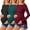 Black/Dark Red/Lake Green, variant on Weardear 3 Packs Maternity Tops Long Sleeve Boat Neck Pregnancy Tunic T Shirts Side Ruched Casual Pregnant Clothes