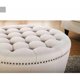 thumbnail image 4 of Better Homes and Gardens Round Tufted Storage Ottoman with Nailheads Gray  Sofa Couch  Muebles  Home Furniture My Lux Decor Round, 4 of 7