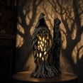 thumbnail image 4 of Halloween Gothic Witch Decor Mossy Tree Resin Tabletop Decor For Mantel Shelf Covered Porch Home Decorations Gift, 4 of 4