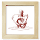 thumbnail image 1 of Esqueleto humano boceto cadera columna Pantalla de escritorio de pared de fotograma cuadrado, 1 of 4