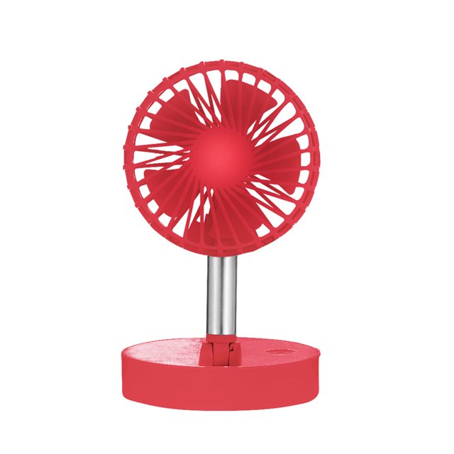 Yuarrent Ventilador recargable plegable de sobremesa eléctrico, ventiladores de verano ajustables, dispositivo de refrigeración por aire para Electrodomésticos