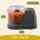 thumbnail image 5 of Picadora Eléctrica de Carne y Verduras de Un Toque - Procesador de Alimentos de 1.5 Tazas con Cuchillas de Acero Inoxidable 304, Pulso de Un Toque, Cuchilla Afilada, Apto para Lavavajillas,, 5 of 7