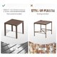 thumbnail image 2 of Chaise Lounge Crestlive Products Aluminio Marrón, 2 of 7
