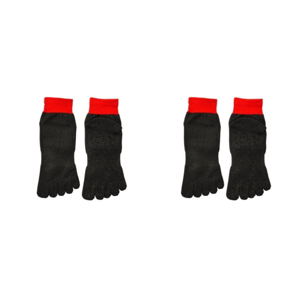 Calcetines Sonducket Grises Resistentes a la suciedad Bindi rojo punto negro 2Conjunto