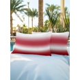 thumbnail image 4 of Outdoor Pillows Waterproof, Ombre Red Throw Pillows with Inserts Included, Modern Abstract Art Gradient Indoor Outdoor Decorative Lumbar Pillow for Bed/Couch/Patio 12"x20", 2Pcs, 4 of 8