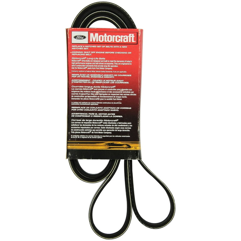 Motorcraft Serpentine Belt JK6-834-AA Fits select: 2001-2011 FORD