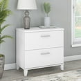 thumbnail image 2 of Bush Furniture Somerset Lateral File Cabinet, 2 Drawer, White, 2 of 8