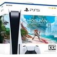 thumbnail image 2 of Play-Station 5 P-S-5 Disc Version Gaming Console Horizon Forbidden West Bundle - 16GB GDDR6 Memory, 825GB SSD, 4K Blu-ray player, WiFi 6, BT 5.1, Ethernet,4K and HDR,Tempest 3D AudioTech，USB cable, 2 of 6