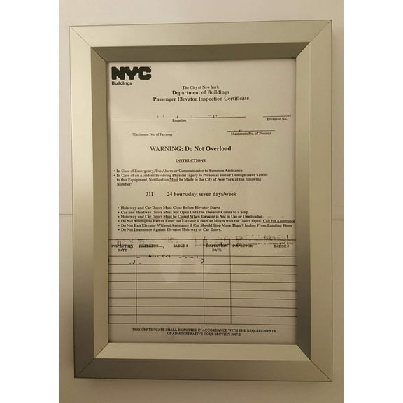 Inspection Frame 6" X 9" (Heavy Duty - Aluminum)(ref-2022-4)