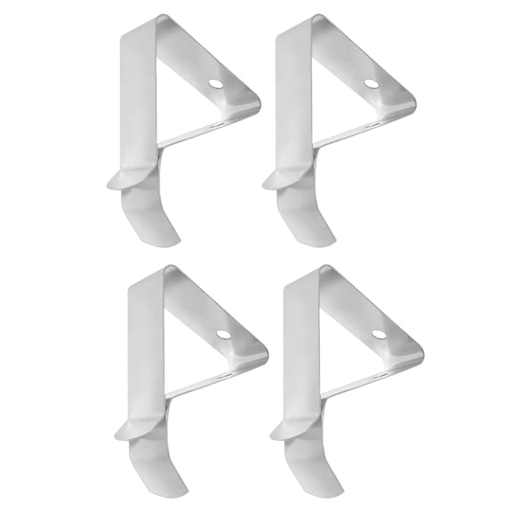 Raindrops 4Pcs Meat Thermometer Clamps with Stainless Steel Probe Clip for Kitchen Use