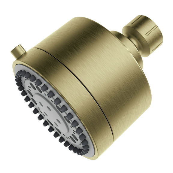 Kingston Brass KX875AB Vilbosch 3-Inch Round 5-Function ABS Shower Head in Antique Brass