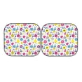 thumbnail image 7 of Balery 2 Piece Doodle Fruits Car Windshield Sun Shade|Foldable Front Windshield Shade for Car Front Window for Most Sedans SUV Truck-Small, 7 of 7