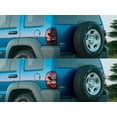 thumbnail image 3 of Rvinyl Tail Light Tint Covers Compatible with Jeep Liberty 2002-2007 - Matte Smoke, 3 of 10