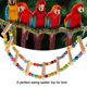thumbnail image 3 of Escalera de madera doblada flexible juguete mascota loro hámster columpio escalada herramienta para mascotas (8 #), 3 of 10