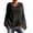 Black, variant on Women's Openwork Knit Loose Cover-Up - Lightweight Breathable Beach & Resort Wear