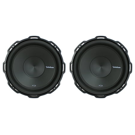 2) Rockford Fosgate P2D2-12 12" 1600Watt 2-Ohm Punch Series Car Audio Subwoofers