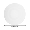 thumbnail image 2 of TEHAUX Home Use White Silicone Turntable Platter Mat Vinyl Record Protective Anti Static Pad, 2 of 8