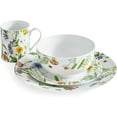 thumbnail image 2 of Portmeirion Home Bumble Bee Dinnerware Set  16 Piece Dish Set with Floral Design  Service for 4  Made from Porcelain  Microwave and Dishwasher Safe, 2 of 6