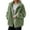 Green_#08, variant on Sherpa Jackets Women Soft Comfy Fleece Zipper Cardigan Stand Collar Long Sleeve Drawstring Casual Coats with Pockets,Green XL