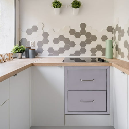 

Miumaeov Outdoor Kitchen Drawer Stainless Steel with Stainless Steel Handle BBQ Drawers for Outdoor Kitchens or BBQ Island (20.5*12.6*18inch)