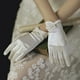 thumbnail image 4 of 1 par de guantes de boda Mesh Guantes de novia Guantes de vestidos de novia suministro de bodas, 4 of 5