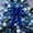 538#Blue, variant on Large Velvet Christmas Bow, 14-Inch Decorative Tree Topper with Gold Stitching for Holiday Decor